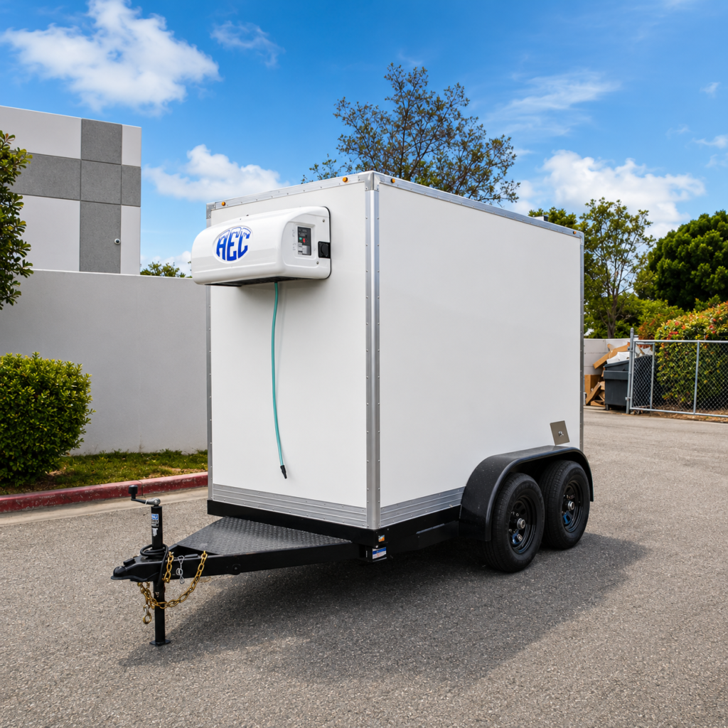 Small AEC refrigerated trailer